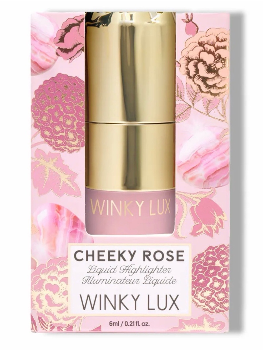 WINKY LUX Cheeky Rose Liquid Highlighter PINK OPAL ~ New in Box